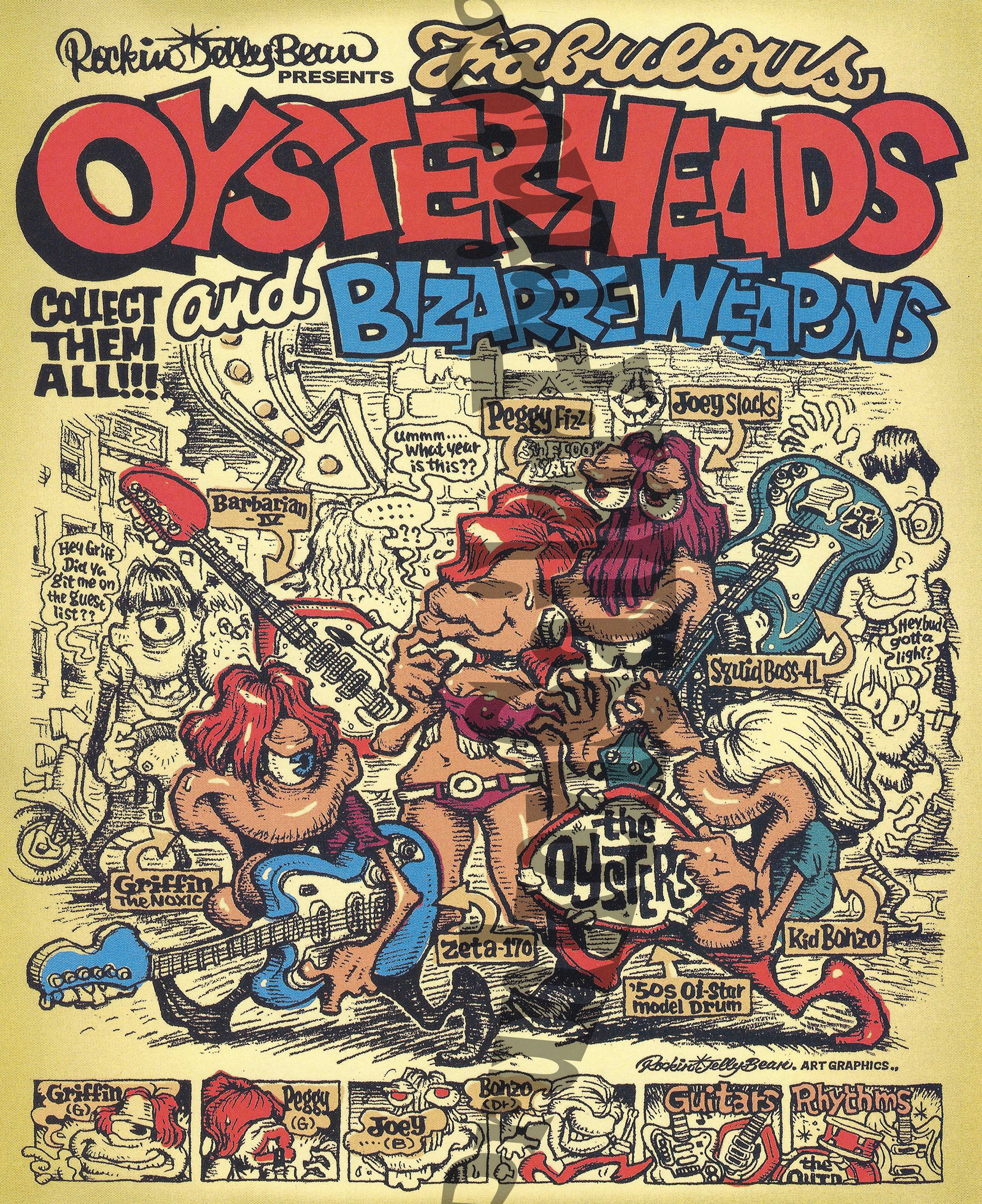 Rockin Jelly Bean "Oyster Heads And Bizarre Weapons"